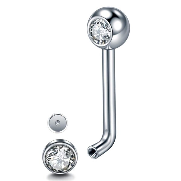 14G Titanium Christina Piercing Barbell VCH Bar Genital Jewellery - Image 8